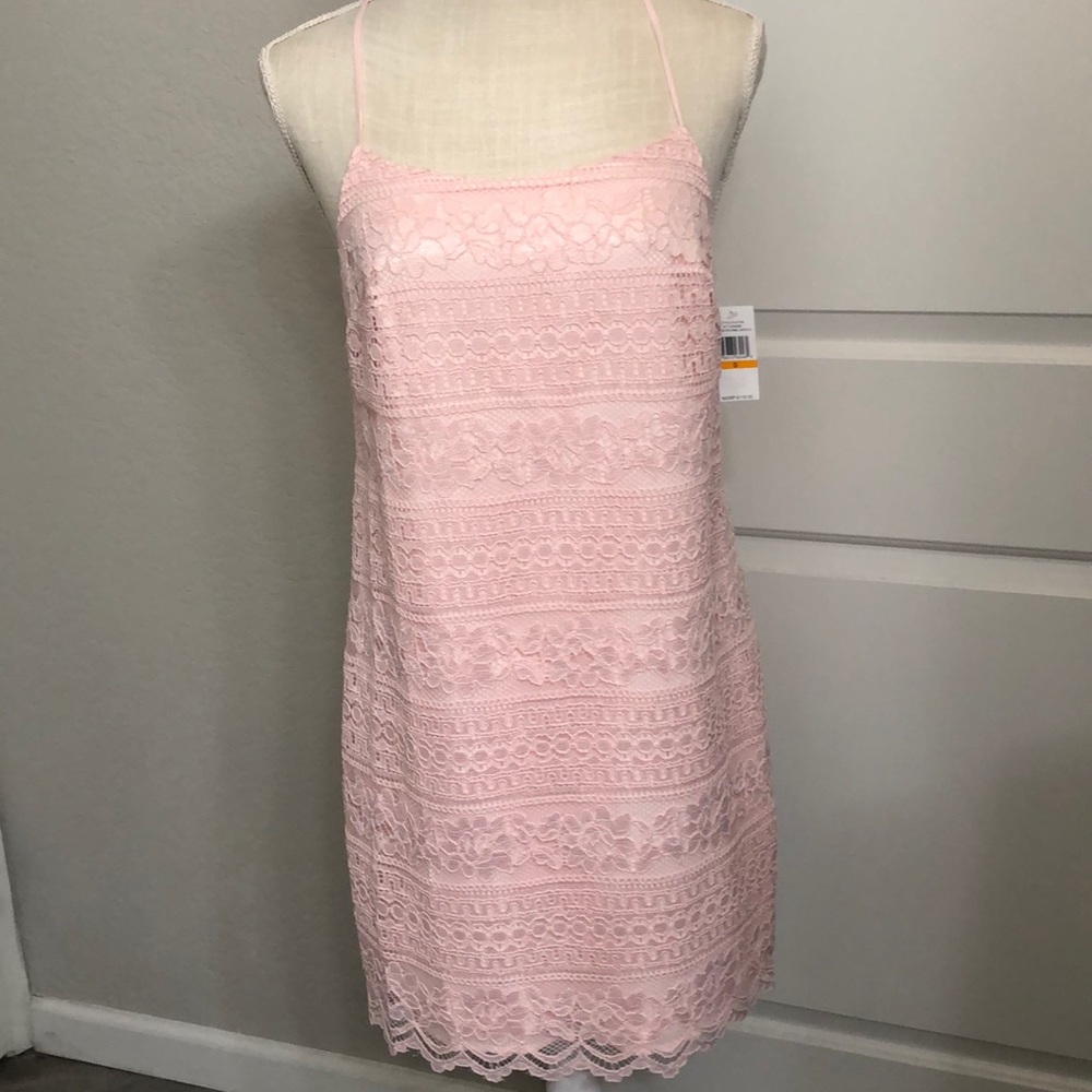 Small pink dress.